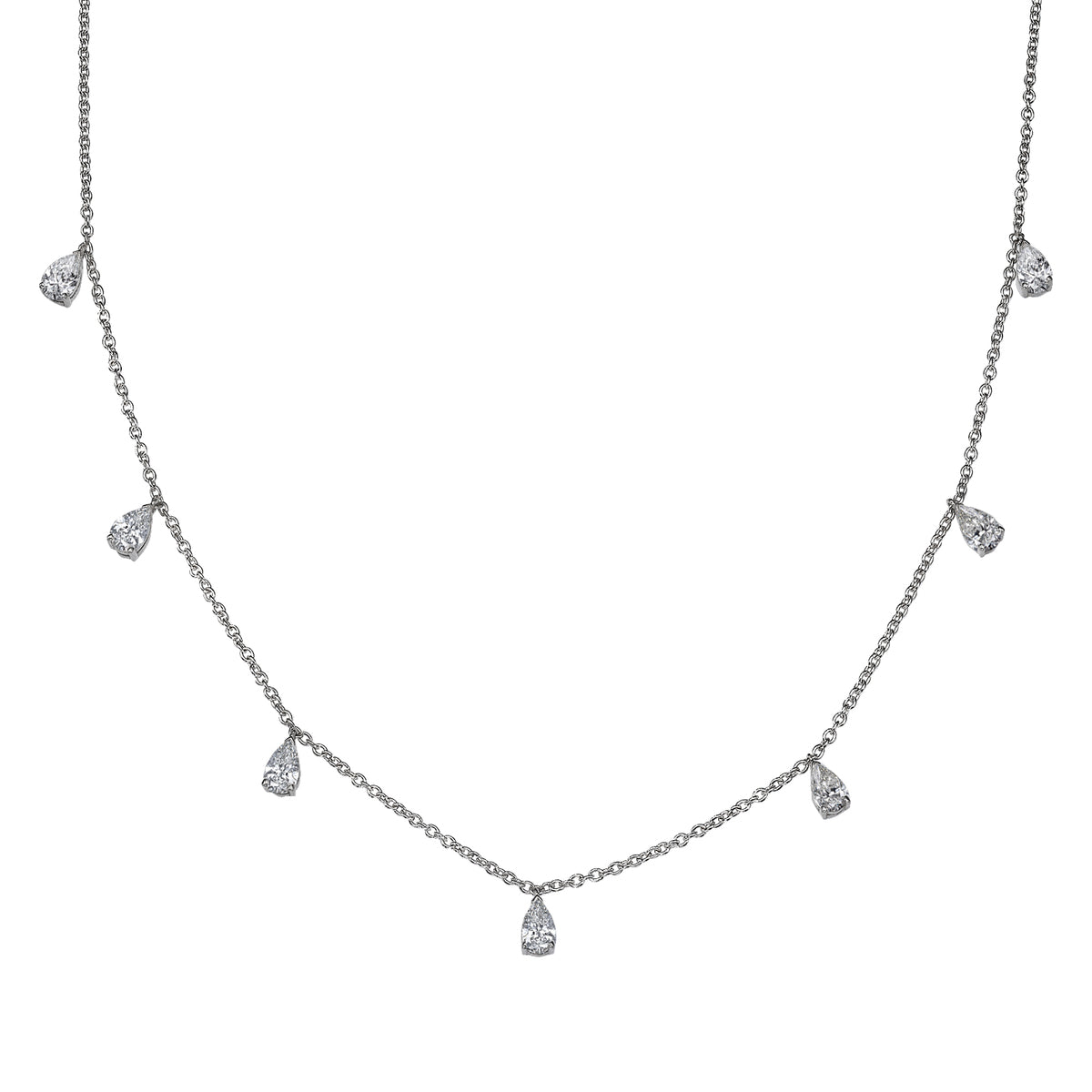 שרשרת יהלומי טיפה