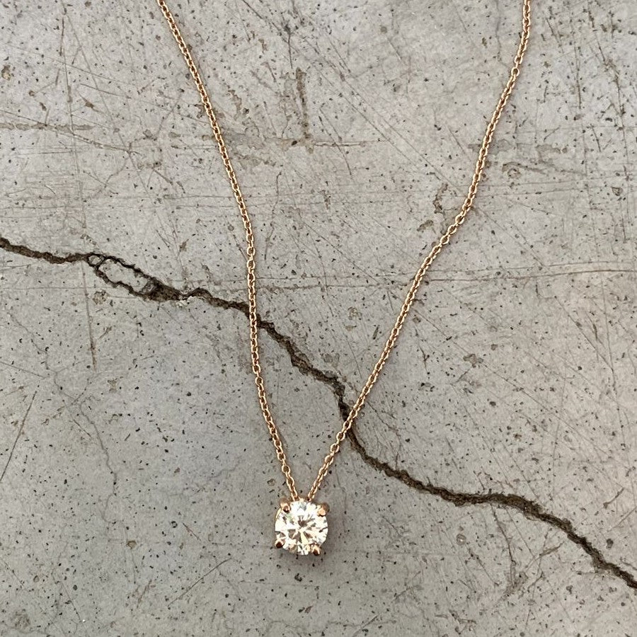 תליון יהלום סוליטר