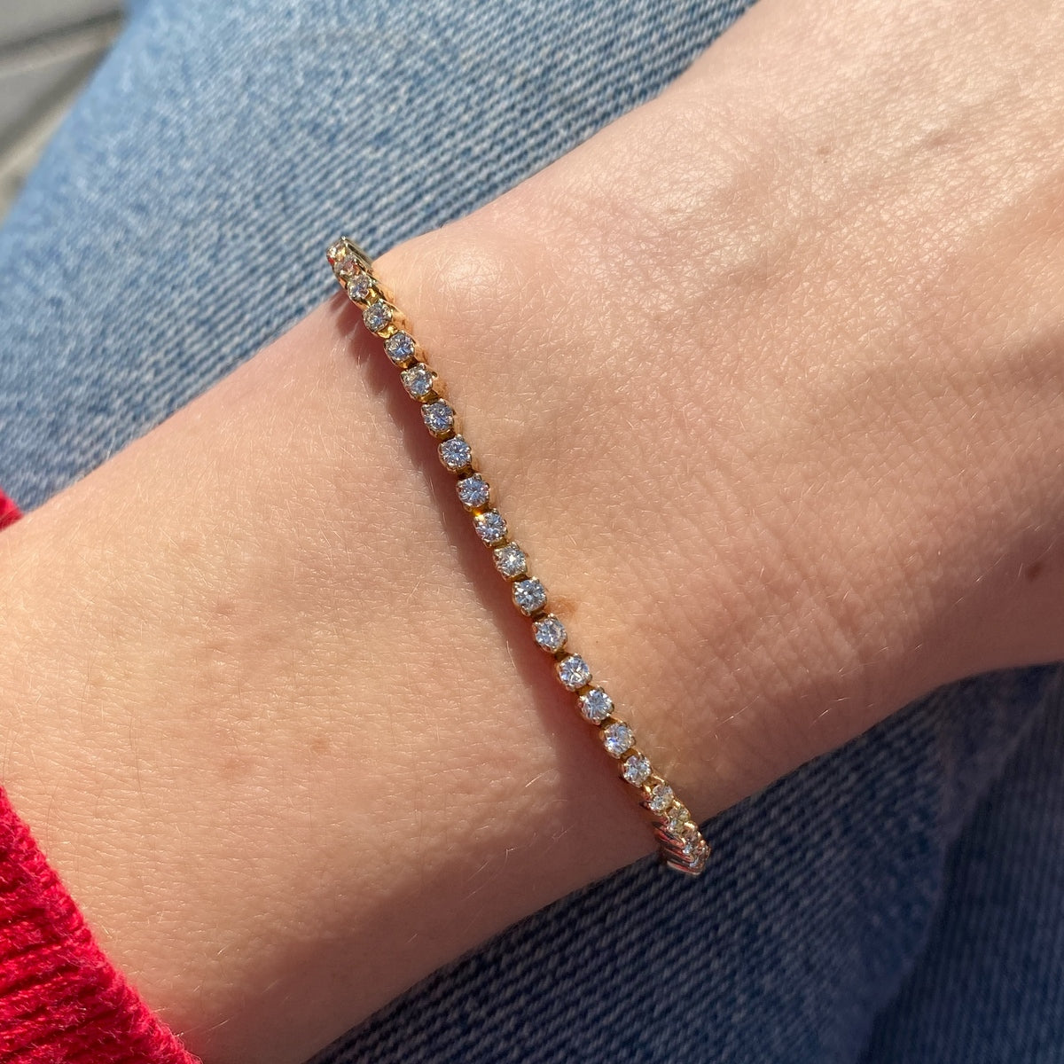 צמיד טניס 2.4 קראט