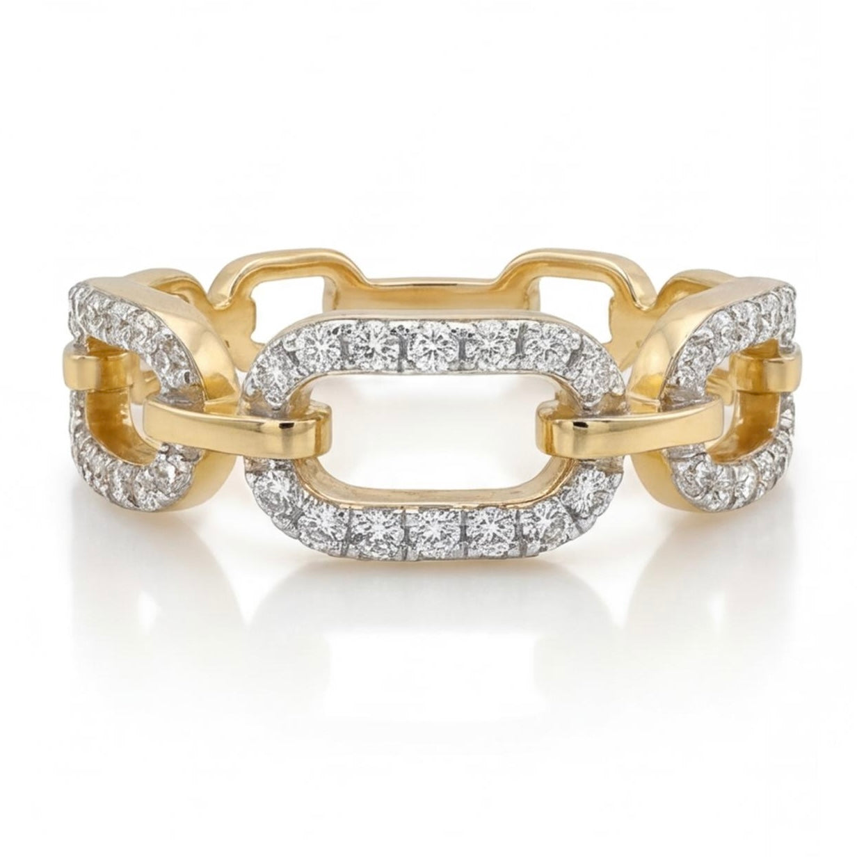 טבעת זהב 14K צהוב יהלומים 0.25 קראט מק״ט 947