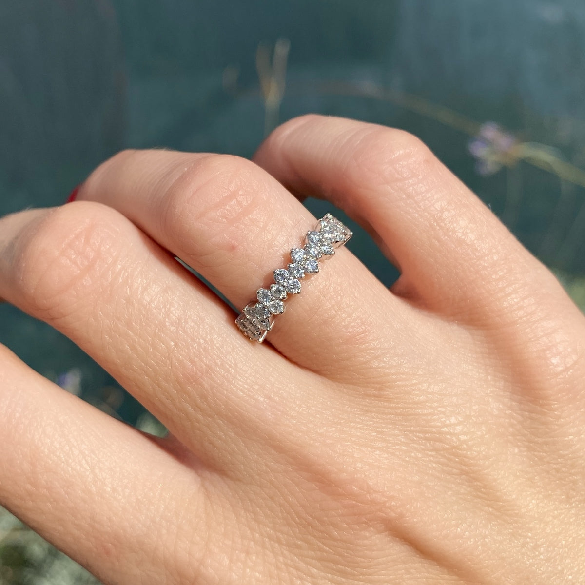 טבעת יהלומים מעוצבת