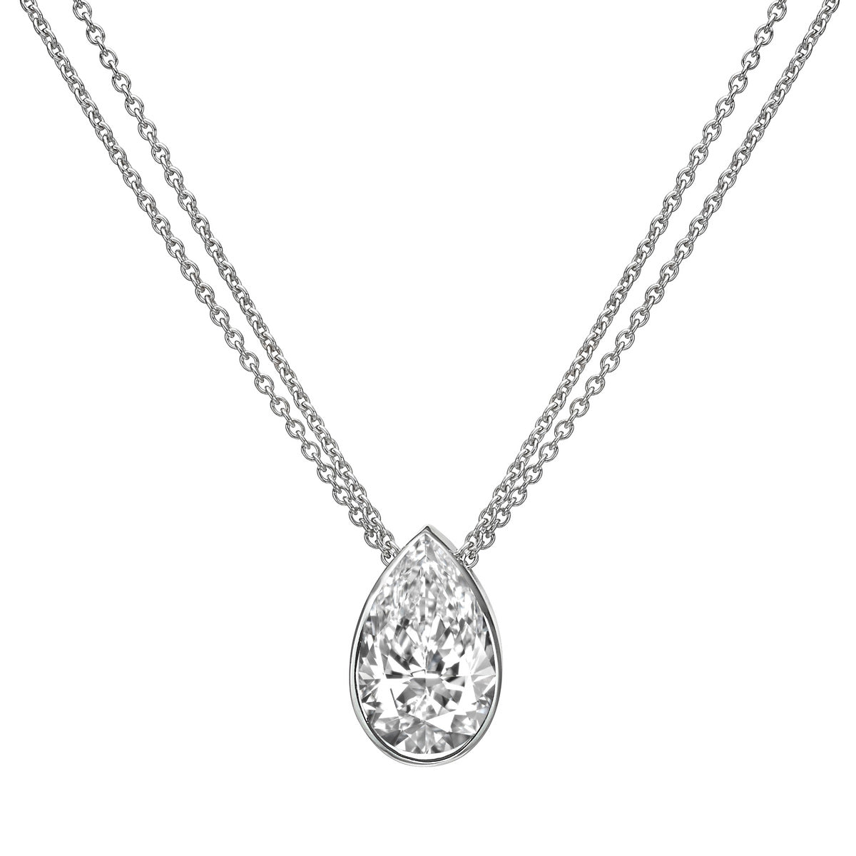 שרשרת יהלום טיפה