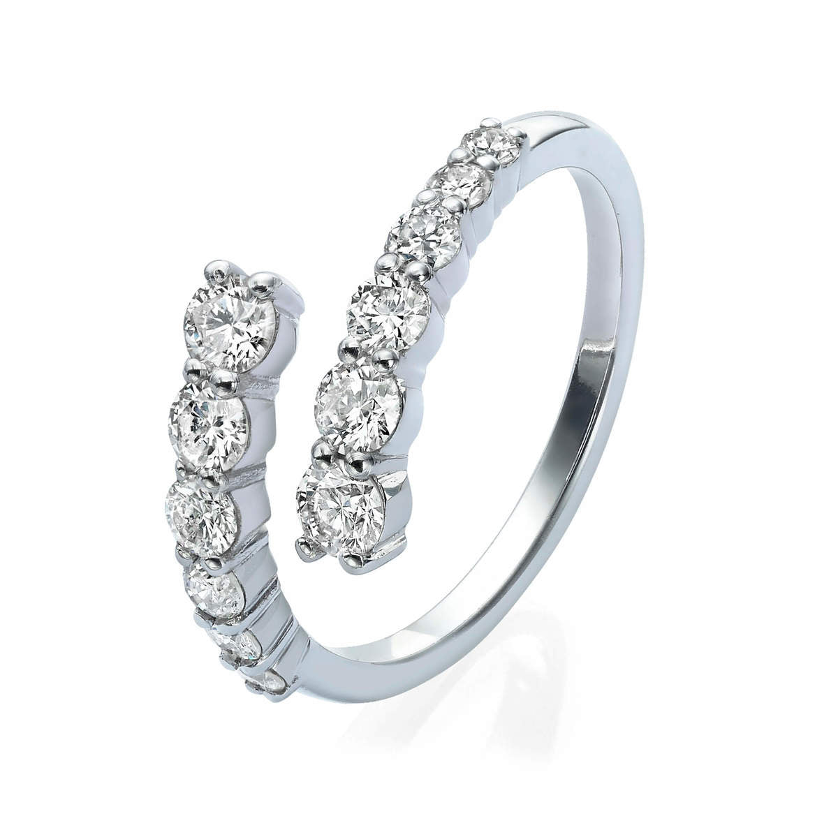 טבעת יהלומים 0.70 קראט