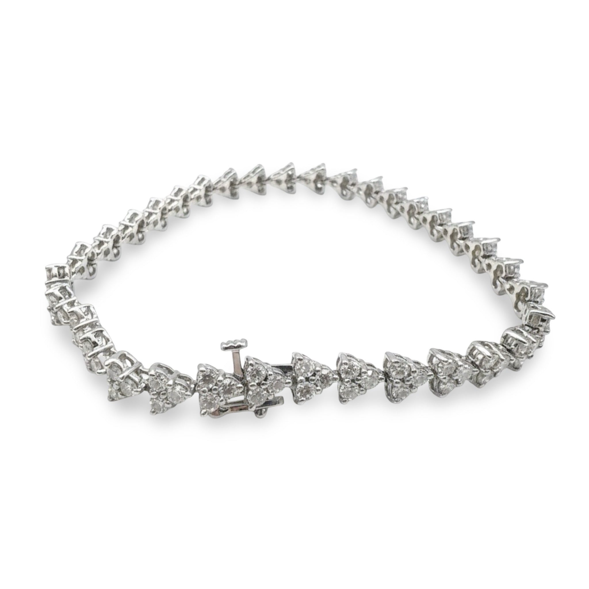 צמיד טניס זהב 14K יהלומים 4.00 קראט מק״ט 457