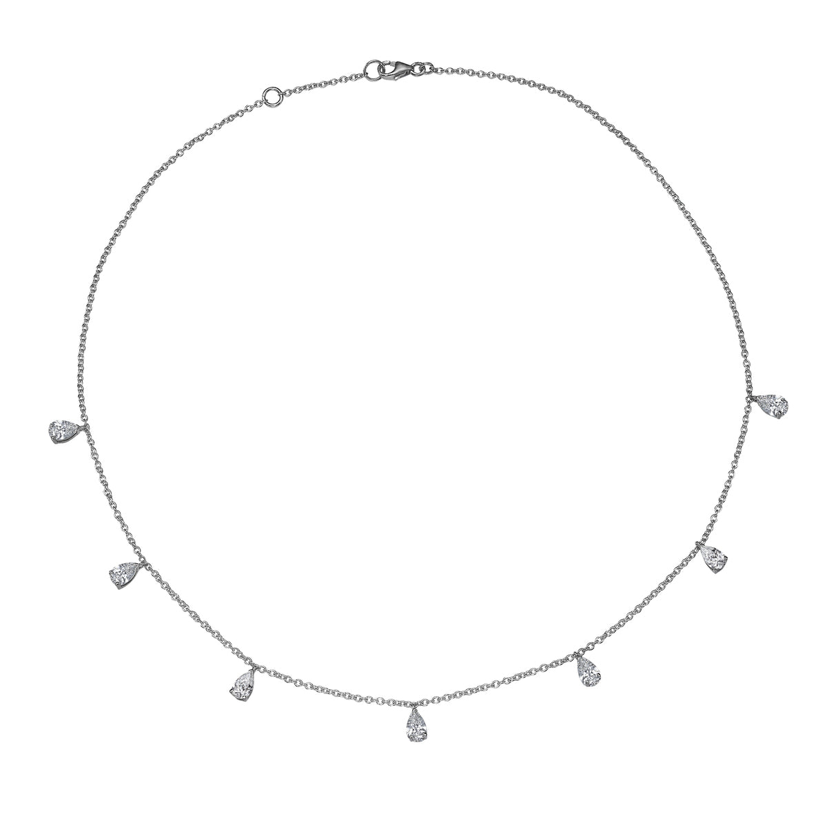 שרשרת יהלומי טיפה