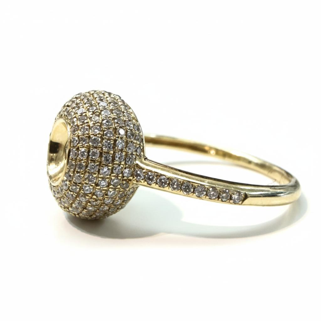 טבעת זהב 14K יהלומים טבעיים 0.70 קראט מק״ט MN19