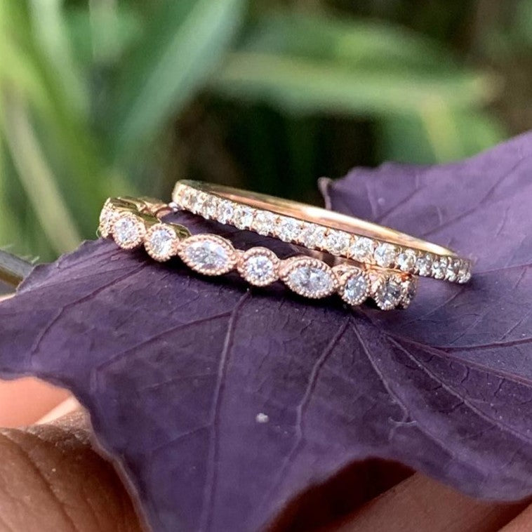 טבעת איטרניטי בסגנון וינטג'