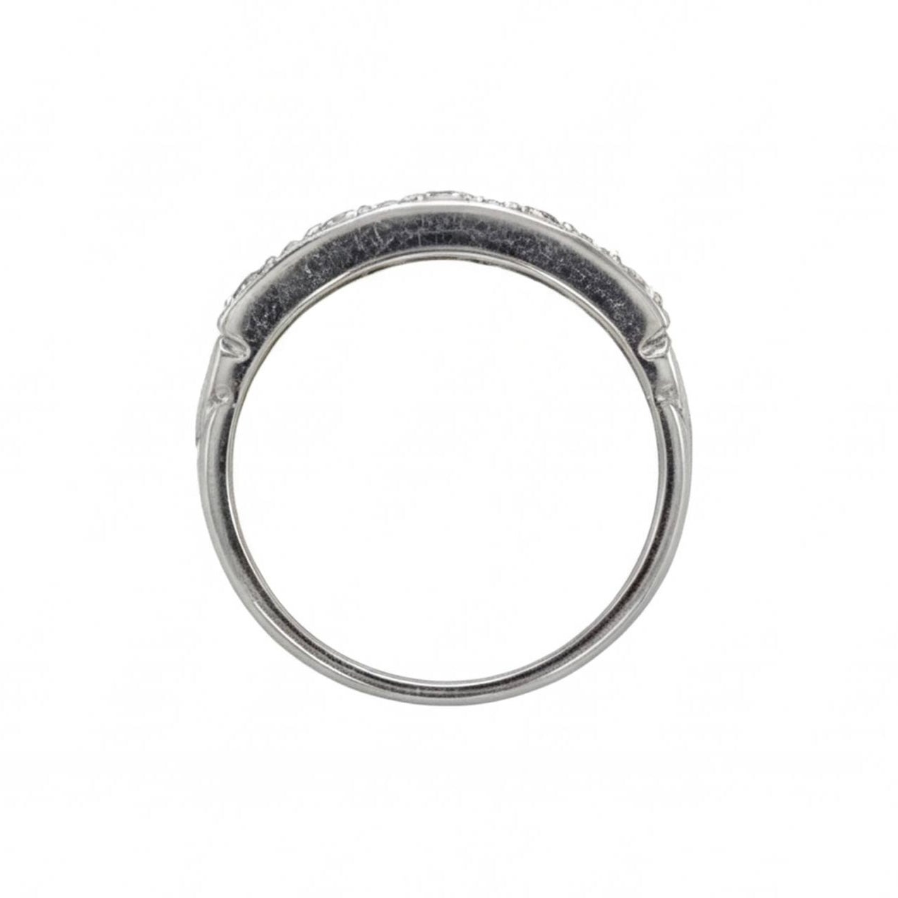 טבעת זהב 14K לבן חמישה יהלומים מק״ט 961