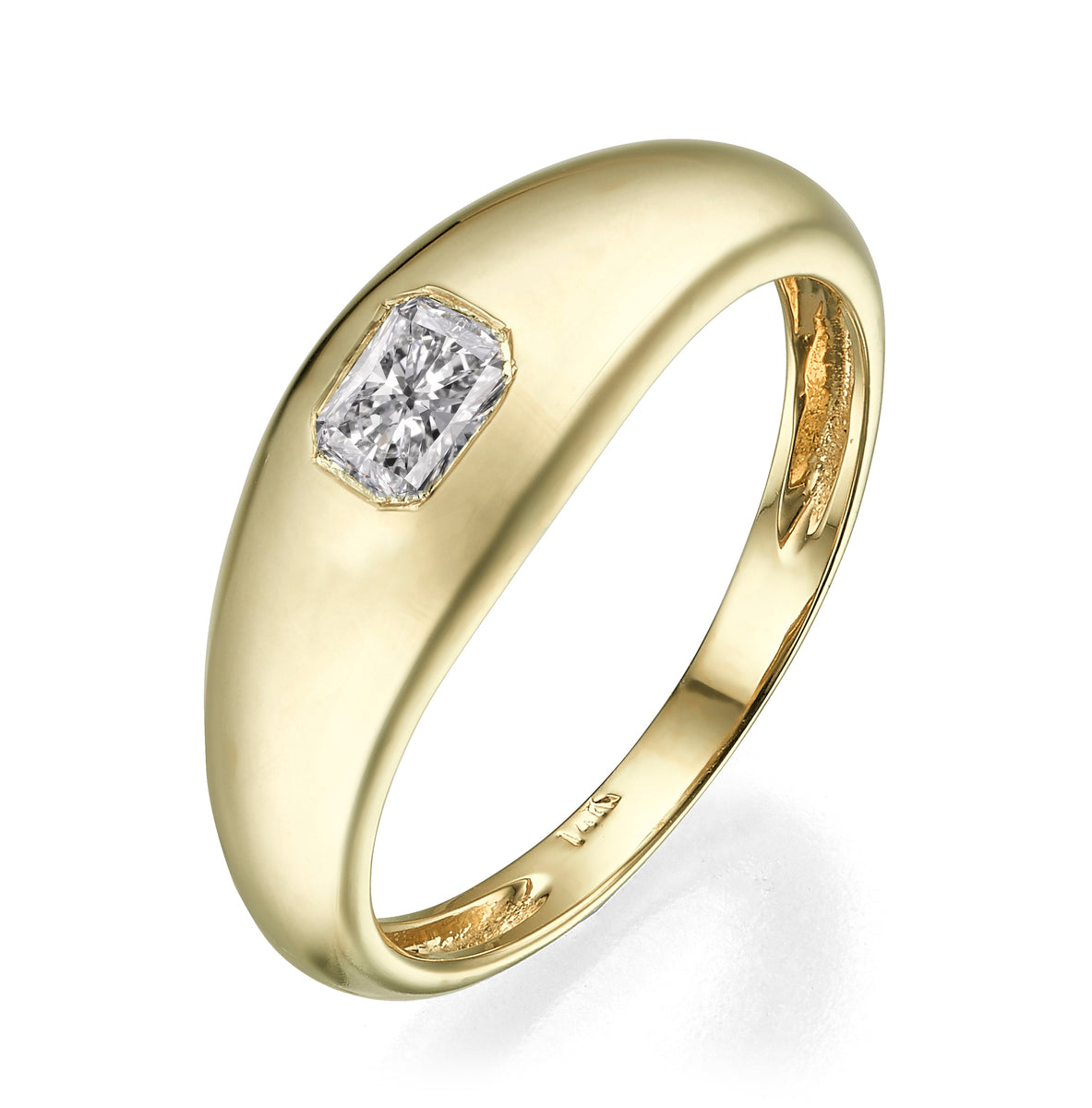 טבעת יהלום רדיאן