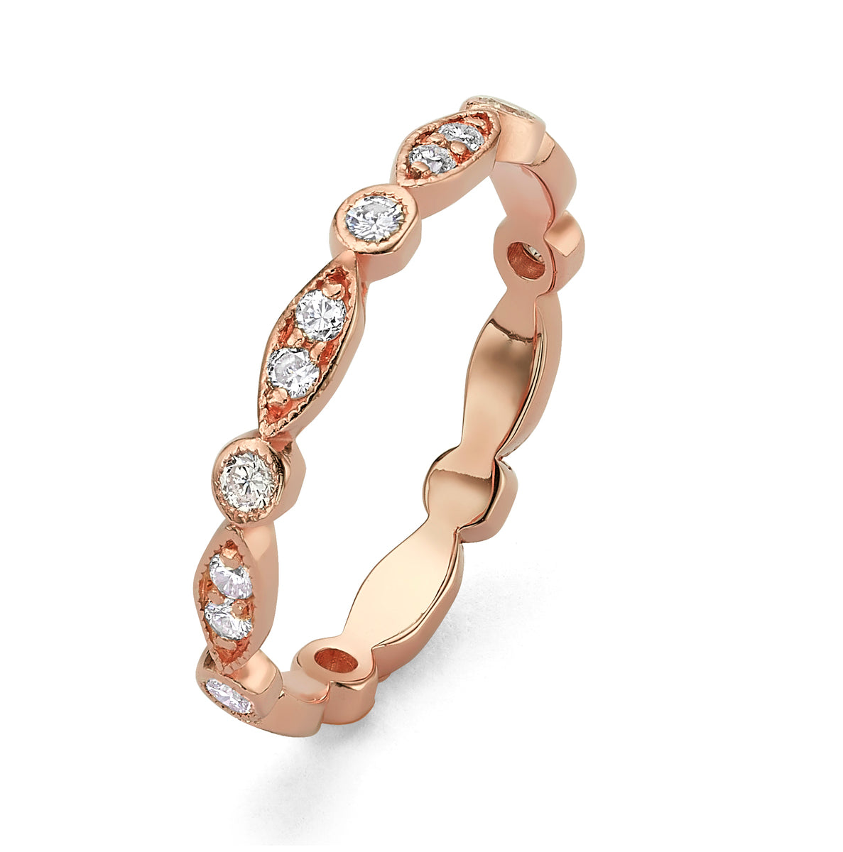 טבעת איטרניטי בסגנון וינטג'