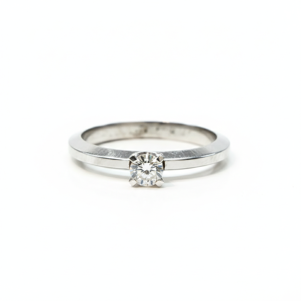 טבעת זהב 14K יהלום סוליטר טבעי 0.20 קראט מק״ט MN5