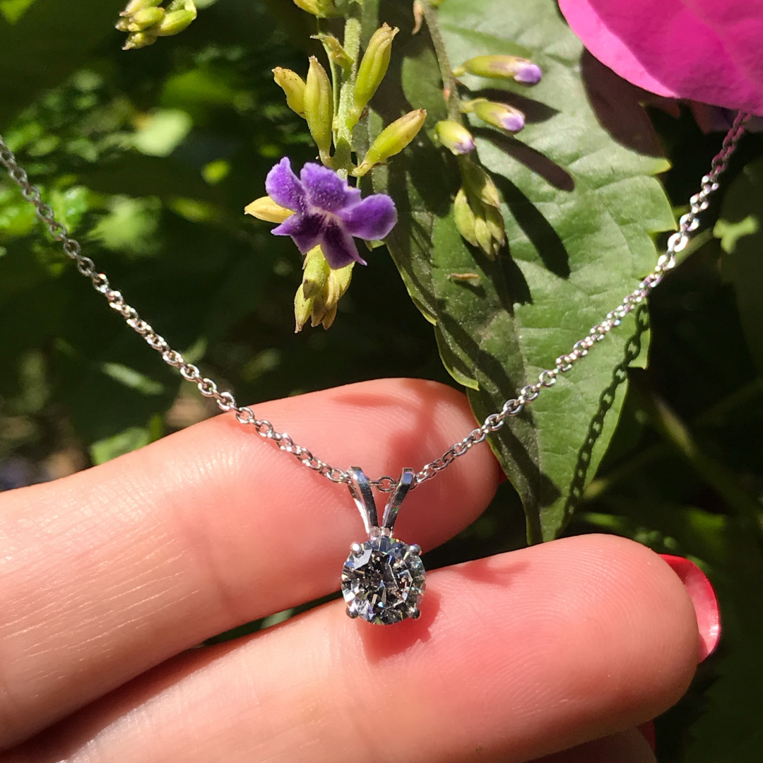 תליון יהלום סוליטר