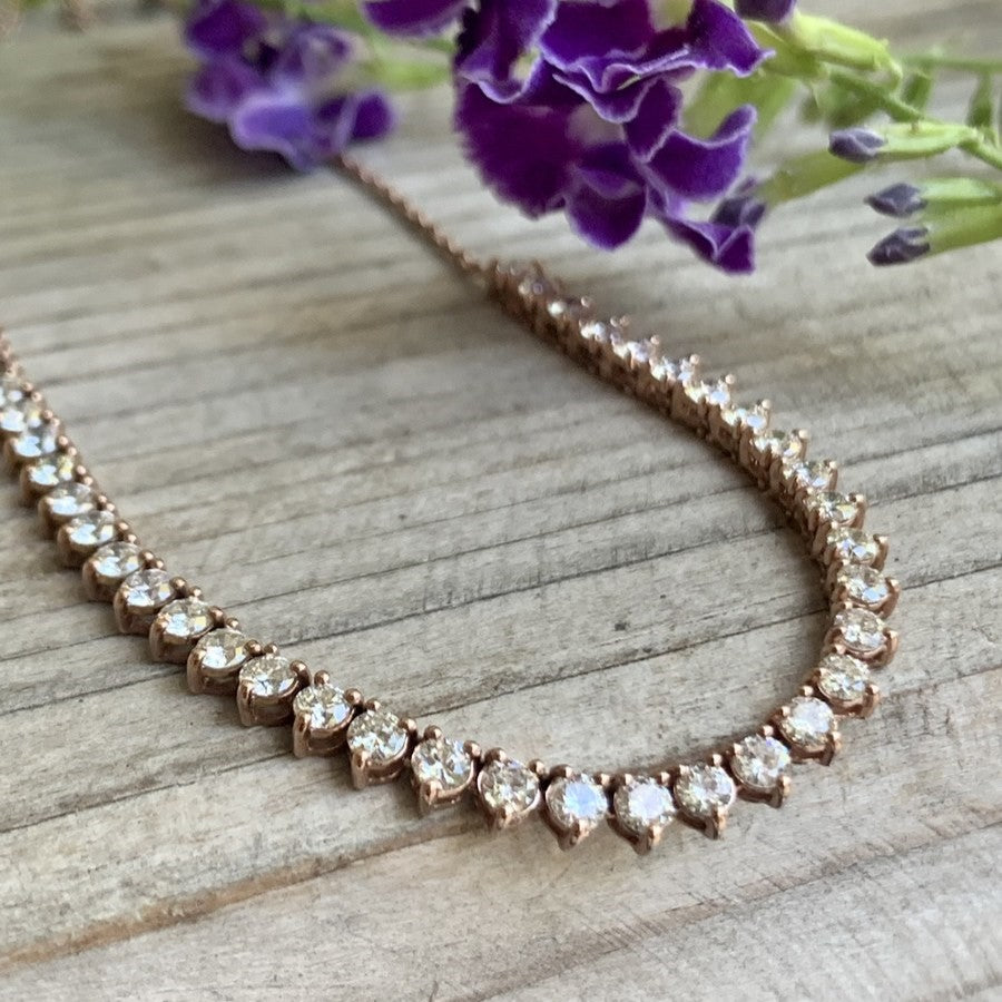 שרשרת טניס דגם ROSE