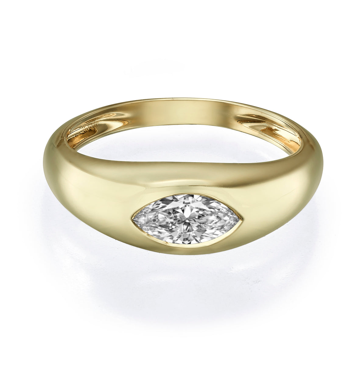 טבעת יהלום מרקיזה