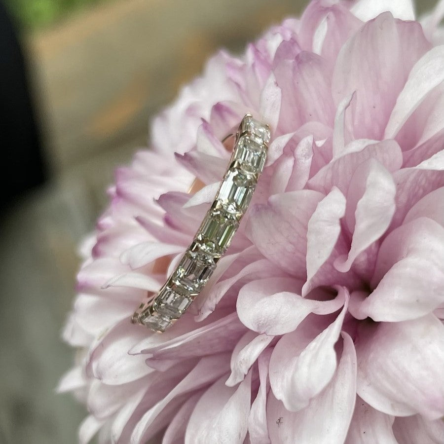 טבעת יהלומים "אמרלד"