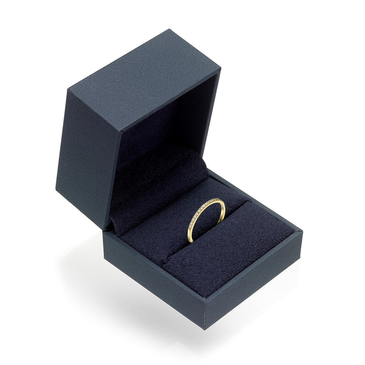 טבעת פס יהלומים