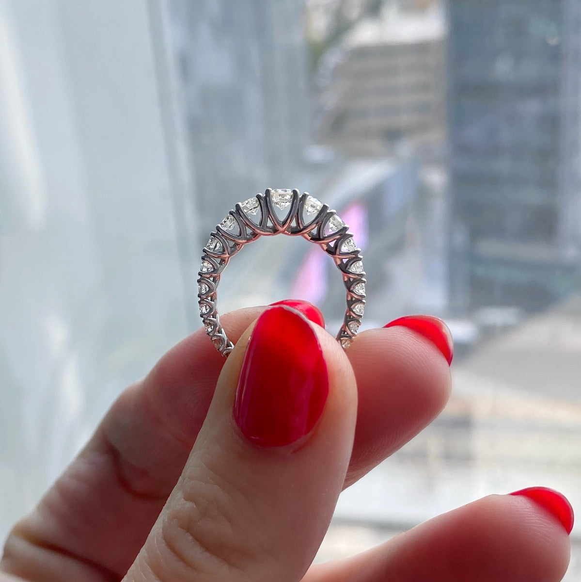 טבעת יהלומים דגרדה