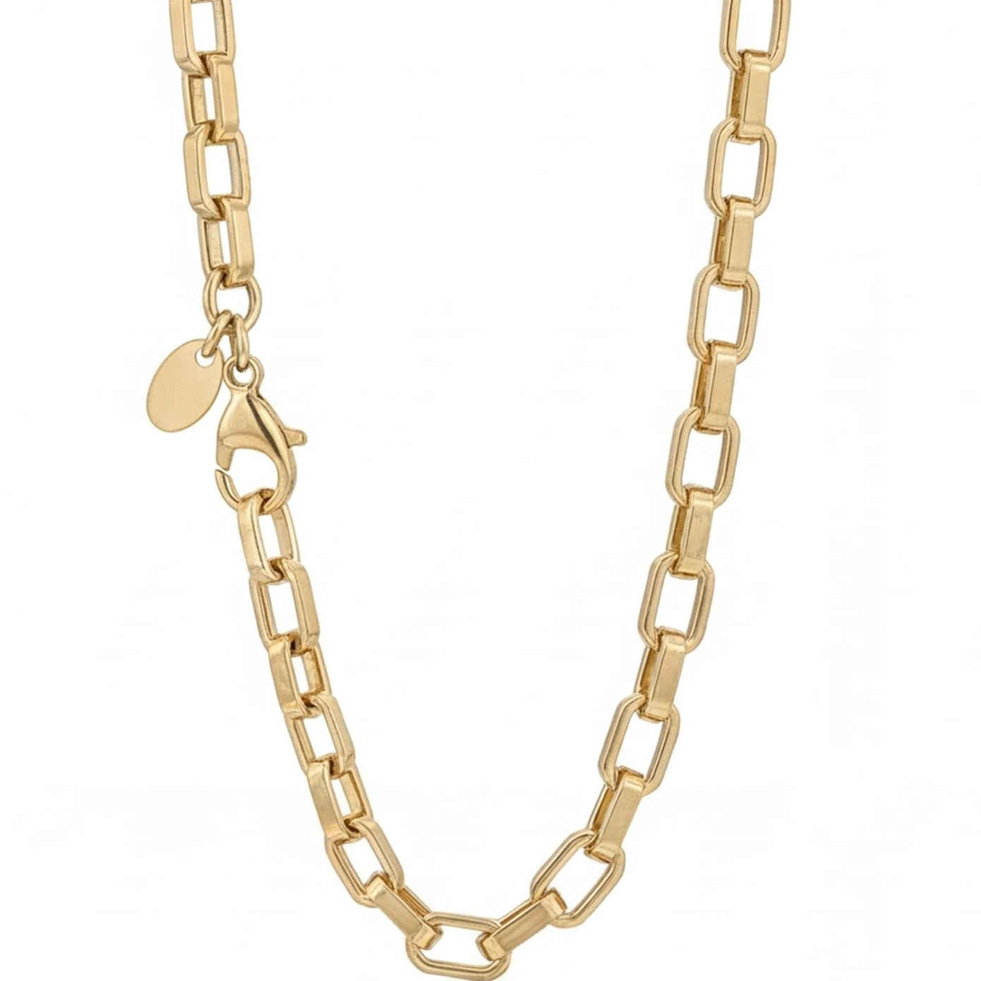 שרשרת חוליות זהב 14K צהוב מק״ט 1000