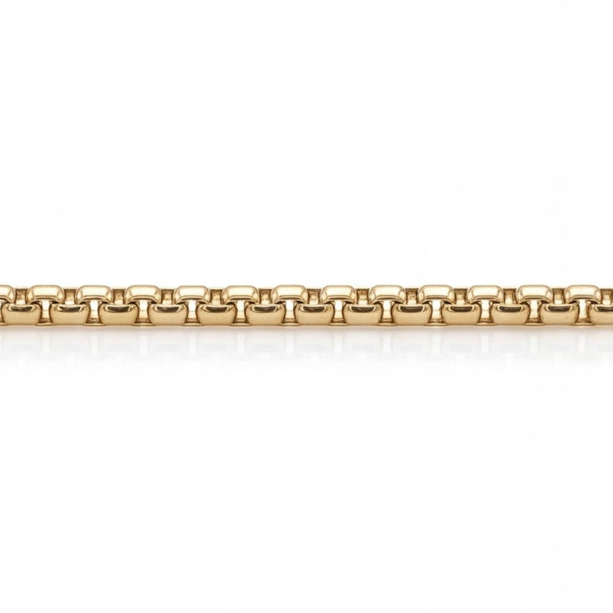 שרשרת חוליות זהב 14K צהוב מק״ט 1002