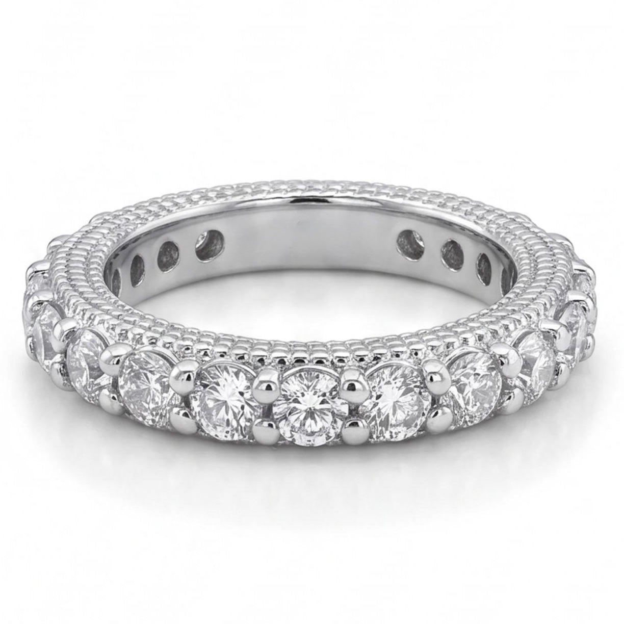 טבעת זהב 14K איטרניטי יהלומים 0.90 קראט מק״ט 23