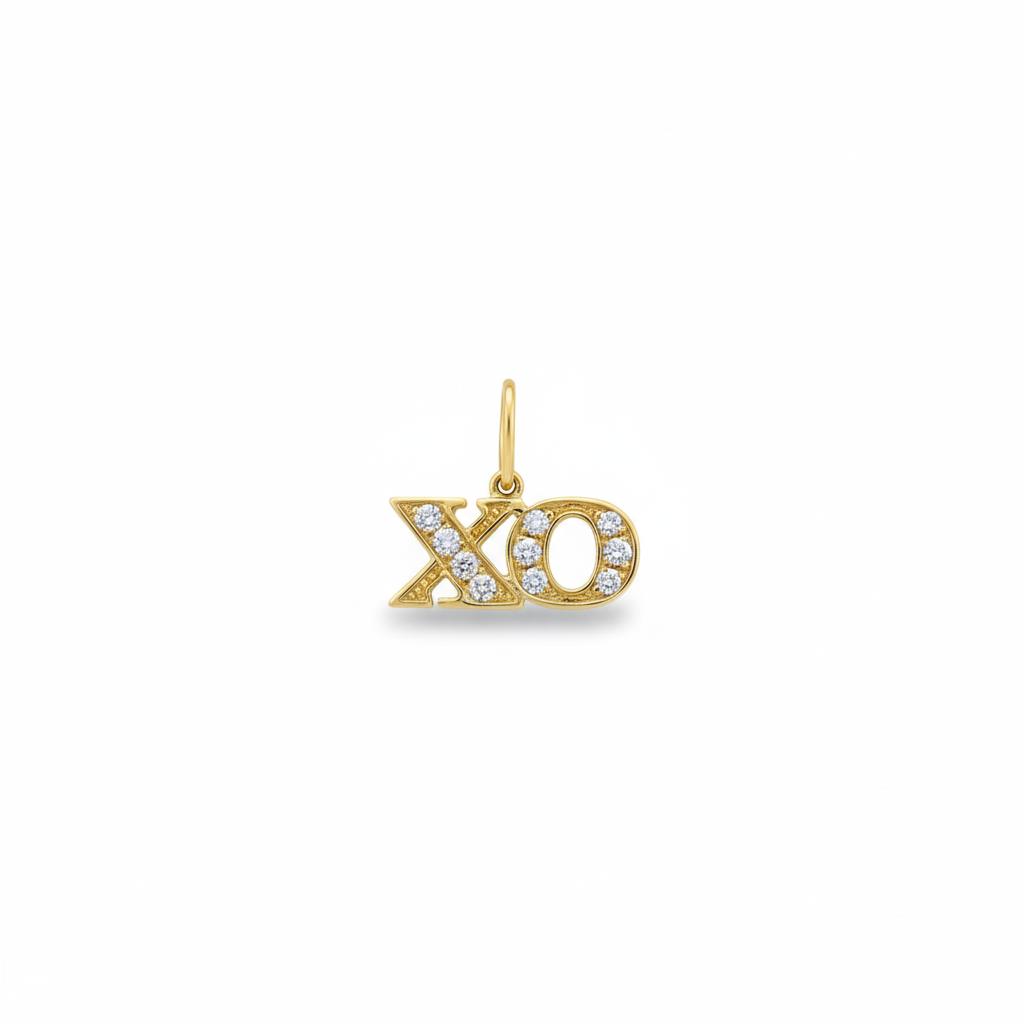 תליון זהב 14K יהלומים ״XO" מק״ט 713
