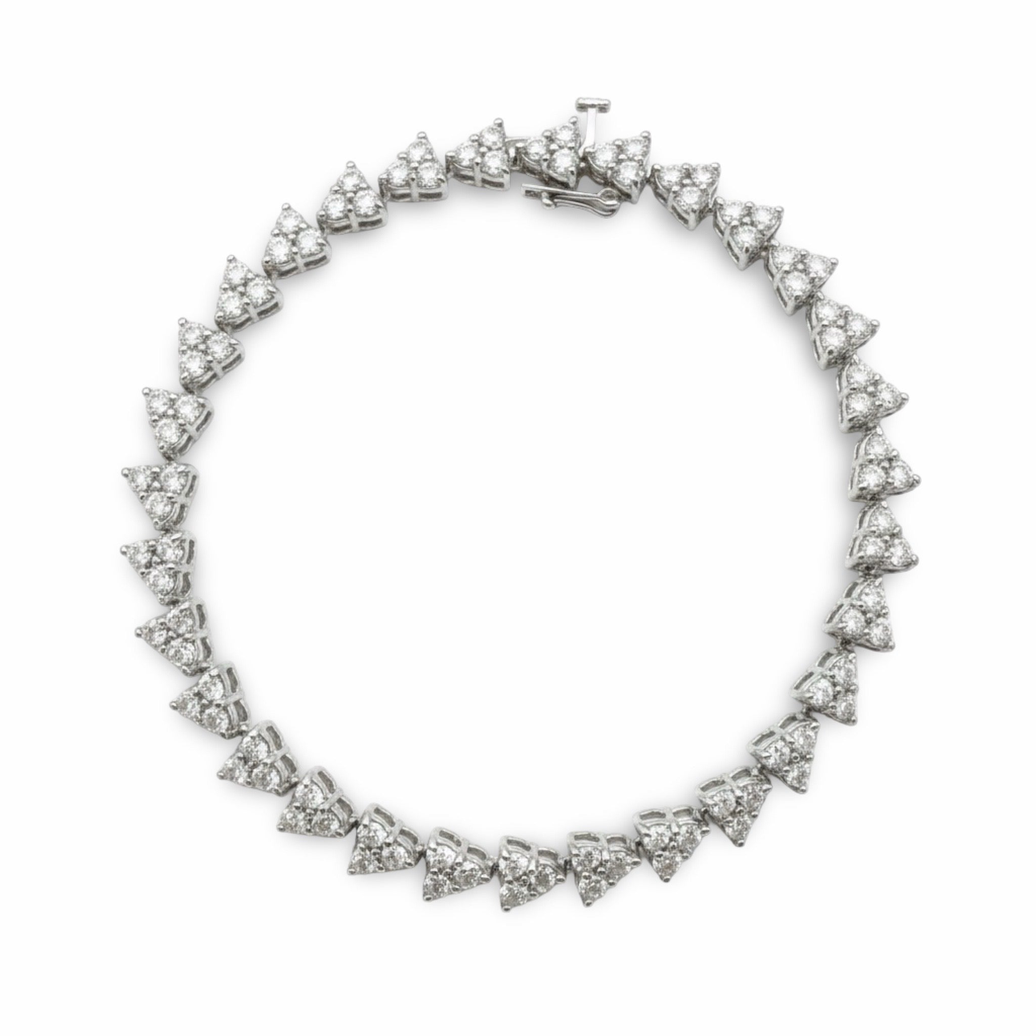 צמיד טניס זהב 14K יהלומים 4.00 קראט מק״ט 457